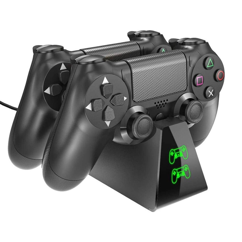 Base De Carga Dual Para Mando De Ps4 Pq